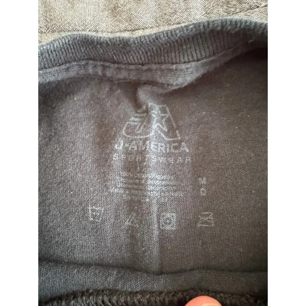 Vintage J America NCAA Duke Blue Devils "Ath. Dept." Black T Shirt Men's Medium - Picture 5 of 7